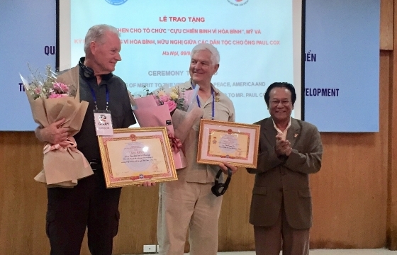 Vinh danh cá nhân và tổ chức Cựu chiến binh vì Hòa bình