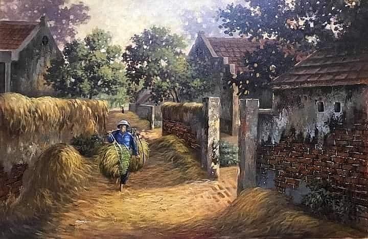 rung-dong-truoc-hinh-anh-lang-que-viet-qua-tranh-ve-tay-13