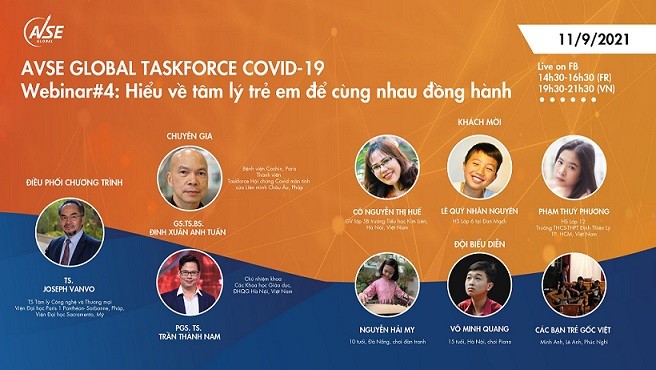 AVSE Global tổ chức hội thảo đồng hành cùng trẻ em trong mùa dịch AVSE Global tổ chức hội thảo trực tuyến đồng hành cùng trẻ em trong mùa dịch