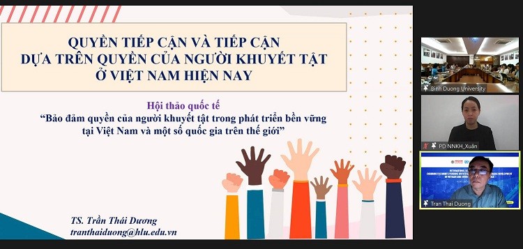 Đảm đảo quyền của người khuyết tật trong phát triển bền vững