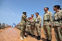 Chỉ huy Phái bộ UNISFA ấn tượng sâu sắc với những việc làm của lính công binh Việt Nam