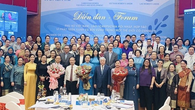Phụ nữ Việt Nam-Lào-Campuchia hợp tác vì phát triển xanh và bền vững