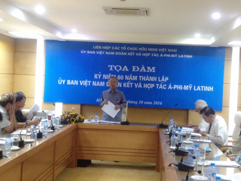 Vì tình đoàn kết và hợp tác với các nước Á-Phi-Mỹ Latinh