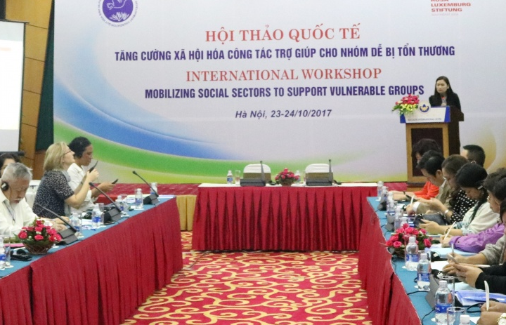 Xã hội hóa công tác trợ giúp nhóm dễ bị tổn thương