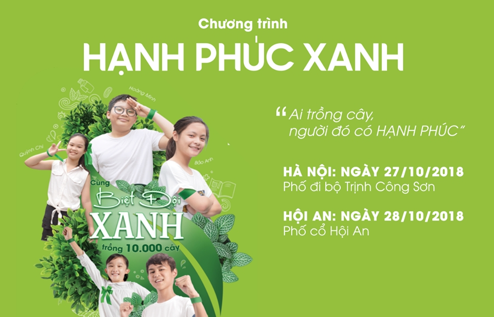 Ngày hội trồng cây Hạnh Phúc Xanh