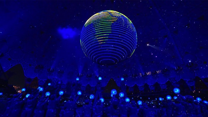 Bữa tiệc về hình ảnh tại Lễ khai mạc Triển lãm Thế giới World EXPO 2020