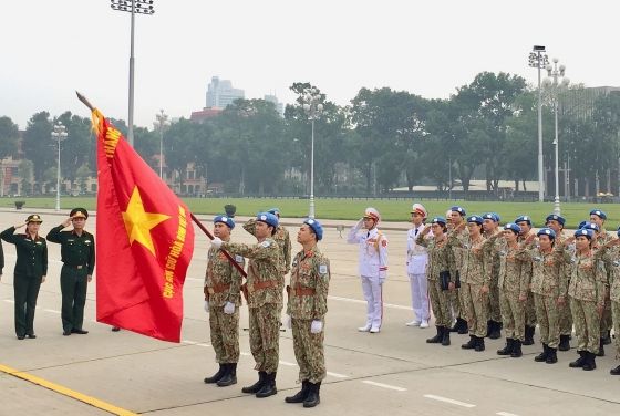 Lính mũ nồi xanh hứa quyết tâm với Bác trước khi lên đường làm nhiệm vụ gìn giữ hòa bình