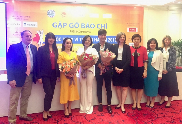 cuoc chay vi tre em ha noi se thu hut dong dao nghe si tham gia