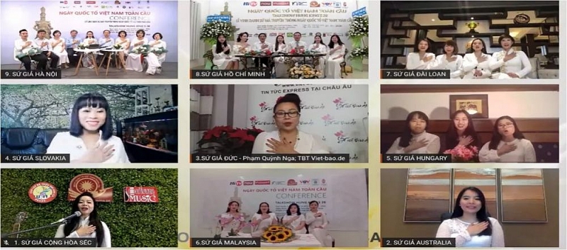 Vinh danh sứ giả truyền thông kiều bào từ 9 quốc gia trên thế giới