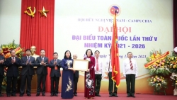 Hội hữu nghị Việt Nam-Campuchia đón nhận Huân chương Lao động hạng Nhì