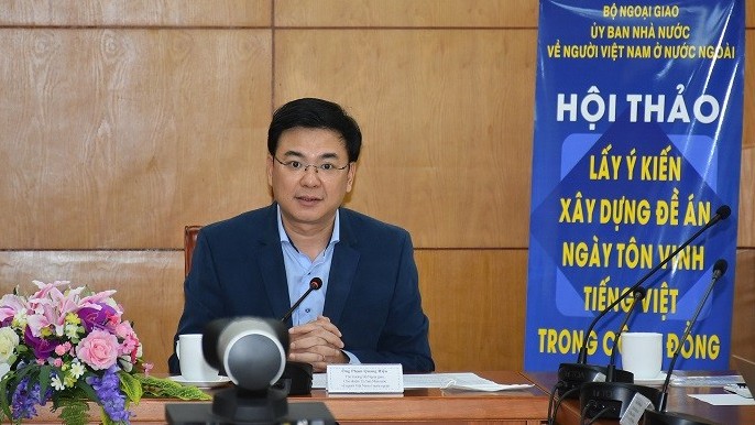 Tôn vinh tiếng Việt ở nước ngoài góp phần tôn vinh bản sắc văn hóa, củng cố đại đoàn kết dân tộc