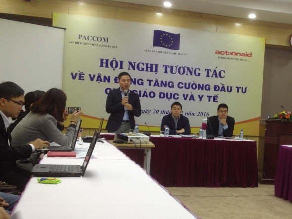Vận động đầu tư cho y tế, giáo dục tại Việt Nam