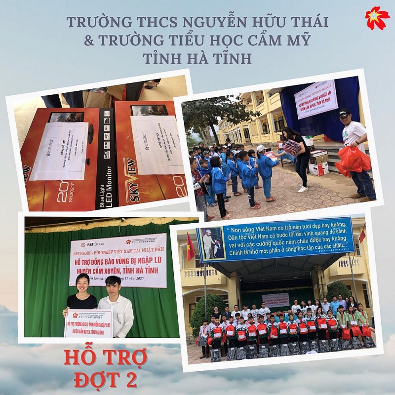 Thanh niên, sinh viên Việt Nam tại Nhật gửi tình thương đến đồng bào miền Trung