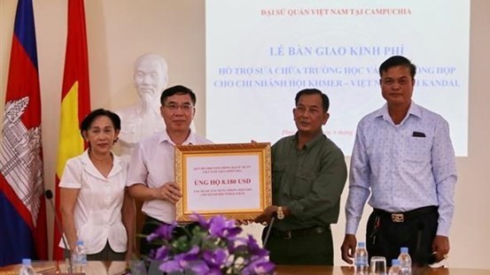 Cộng đồng người gốc Việt tỉnh Kandal được nâng cấp trường học