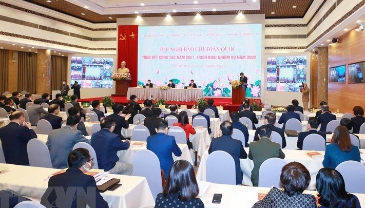 Hội nghị Báo chí toàn quốc 2021: Tiếp tục giữ vững vai trò chỉ đạo, định hướng để thực hiện tốt sứ mệnh báo chí cách mạng Hội nghị Báo chí toàn quốc 2021: Tiếp tục giữ vững vai trò chỉ đạo, định hướng để thực hiện tốt sứ mệnh báo chí cách mạng