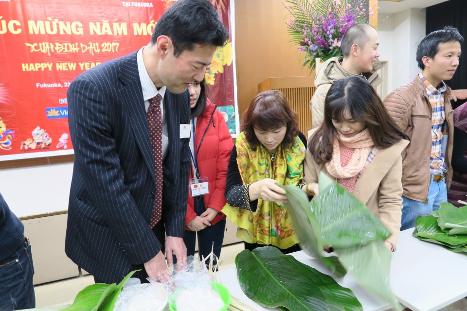 Chung vui đón Tết tại Fukuoka chung vui don tet tai fukuoka