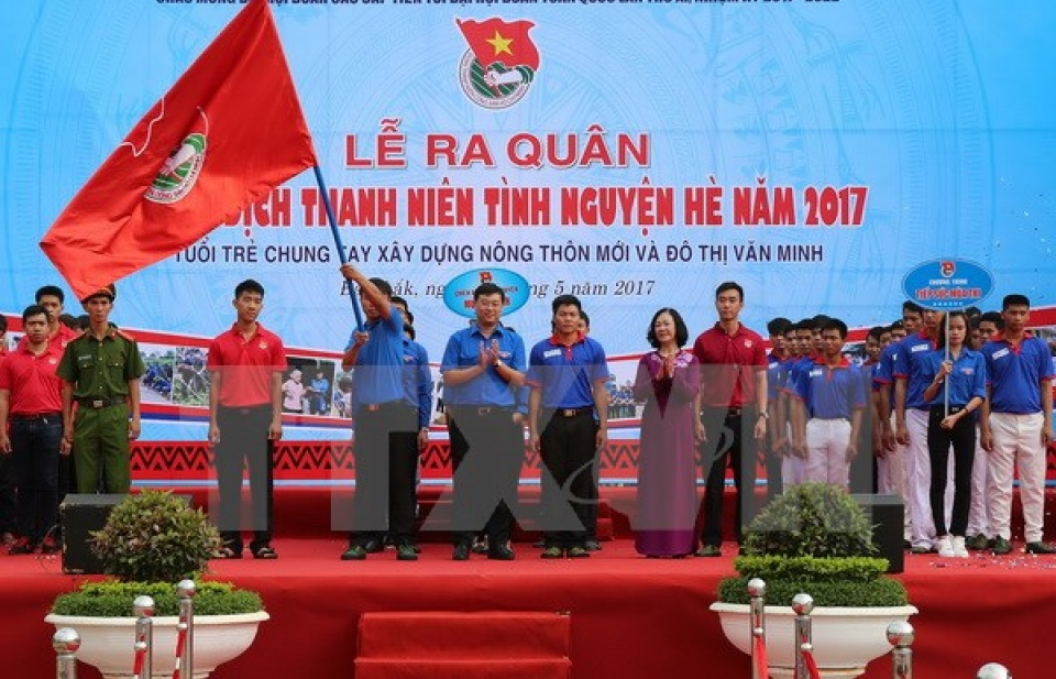 Ra quân Chiến dịch Thanh niên tình nguyện Hè năm 2017