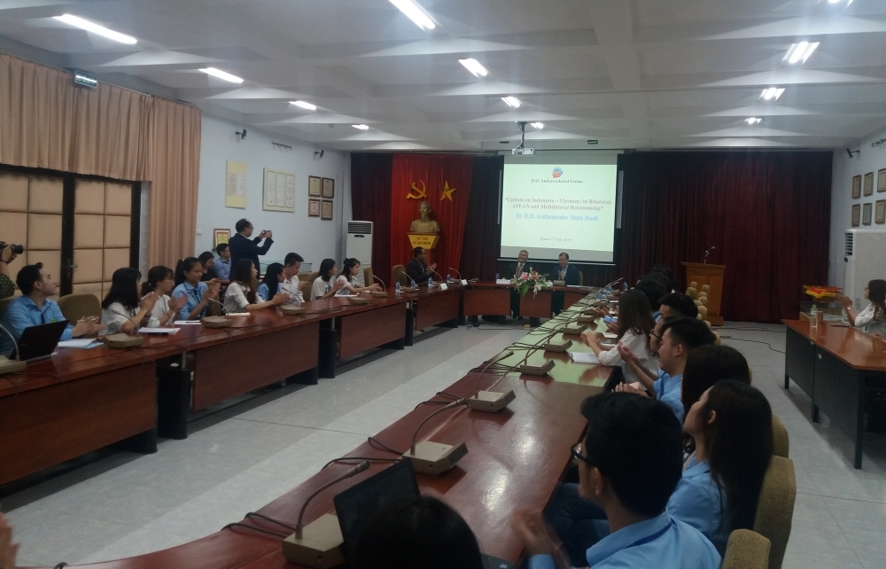 Đại sứ Indonesia nói chuyện tại Học viện Ngoại giao