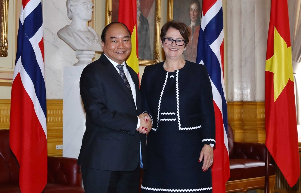 Thủ tướng hội kiến Chủ tịch Quốc hội Na Uy