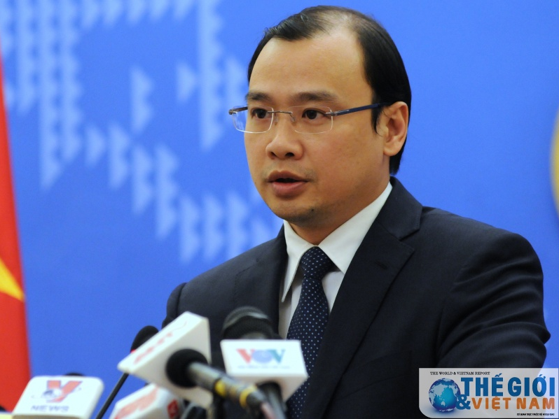 Việt Nam phản đối hành động xây dựng ở đảo Ba Bình