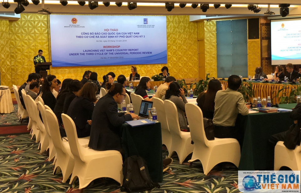 Bộ Ngoại giao tổ chức Hội thảo Công bố Báo cáo quốc gia UPR chu kỳ III