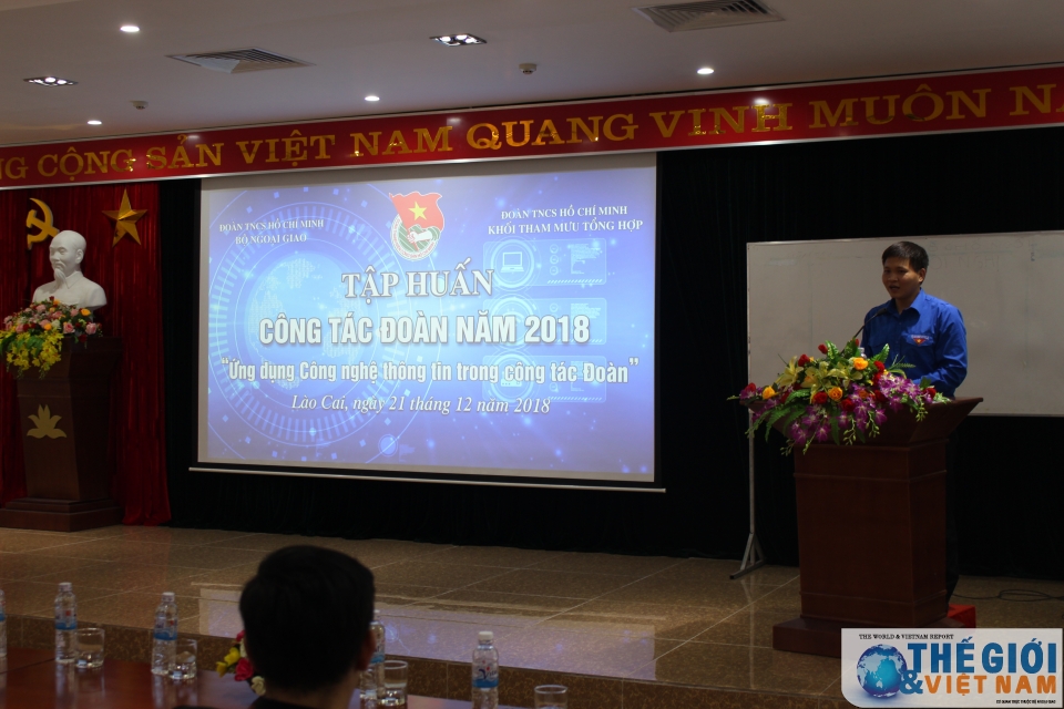 doan thanh nien bo ngoai giao to chuc tap huan cong tac doan tai lao cai