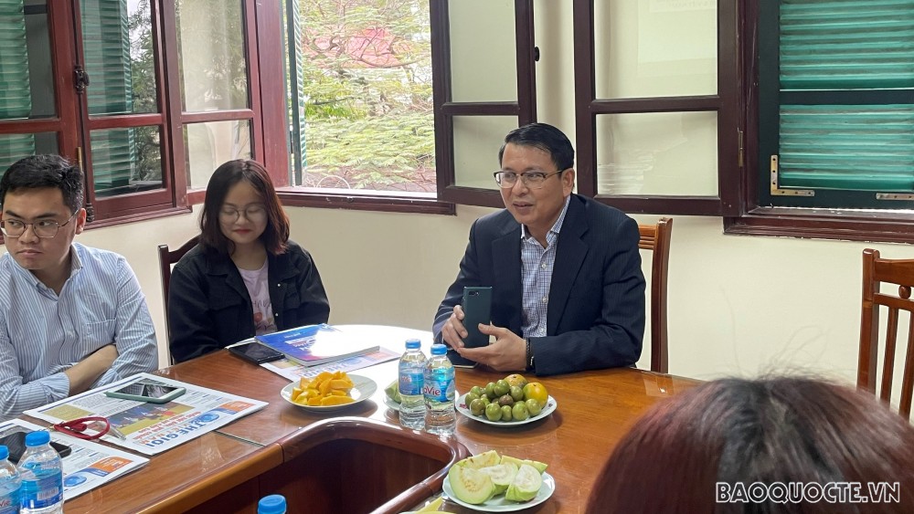 Báo Thế giới & Việt Nam tổ chức giao lưu với cộng tác viên trẻ và thực tập sinh