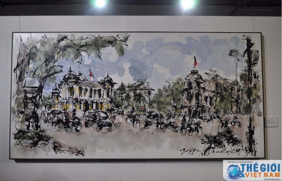 Triển lãm tranh kỷ niệm 45 năm quan hệ ngoại giao Việt Nam - Singapore