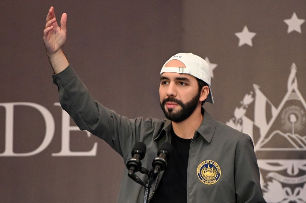 Tổng thống El Salvador Nayib Bukele. (Nguồn: AFP)