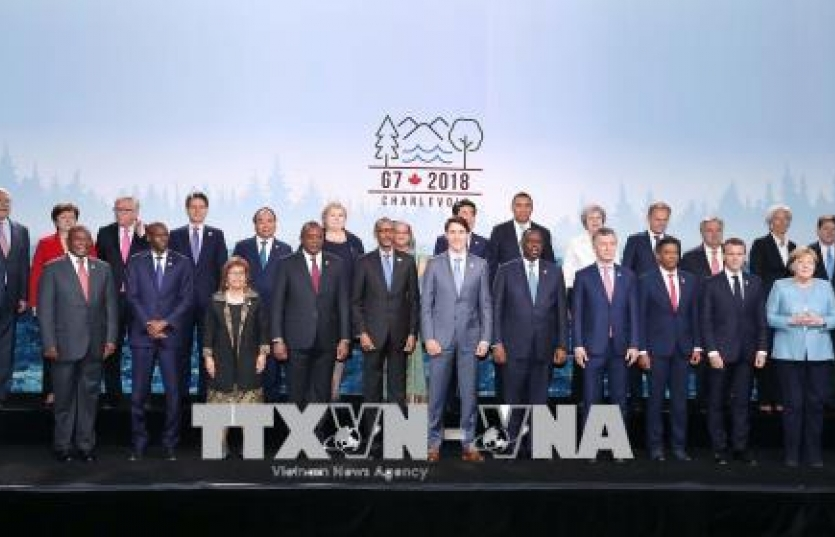 Thủ tướng đề xuất các nước G7 hình thành cơ chế hợp tác toàn cầu về giảm chất thải nhựa