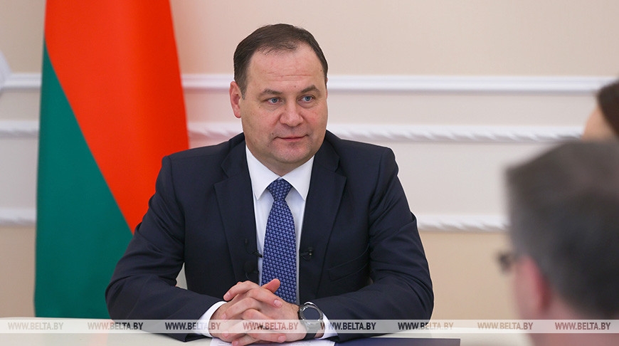 Thủ tướng Belarus Roman Golovchenko.