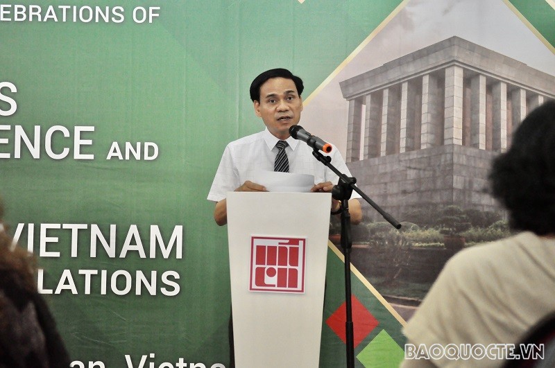 Ông Phạm Hùng Cường, Hiệu trưởng trường Đại học Mỹ thuật Công nghiệp. (Ảnh: Duy Quang)