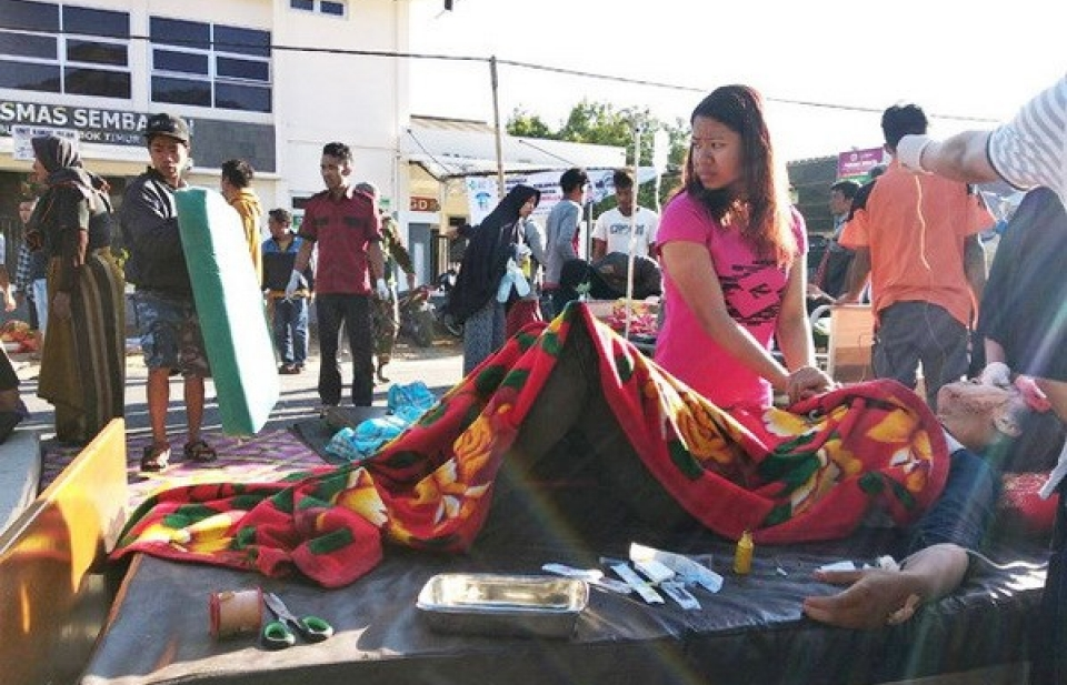 Ít nhất 3 người thiệt mạng trong trận động đất tại Indonesia
