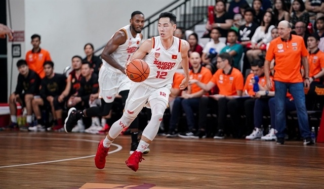 CLB bóng rổ Saigon Heat thi đấu tại ABL mùa 2019-2020. (Nguồn: Saigon Heat) 3350 2019 2020 abl suspended indefinitely
