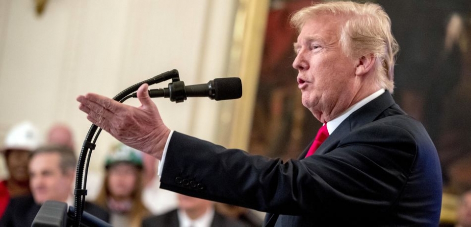 Tổng thống Mỹ: Thuế thép sẽ bảo vệ ngành công nghiệp Mỹ tong thong my thue thep se bao ve nganh cong nghiep my