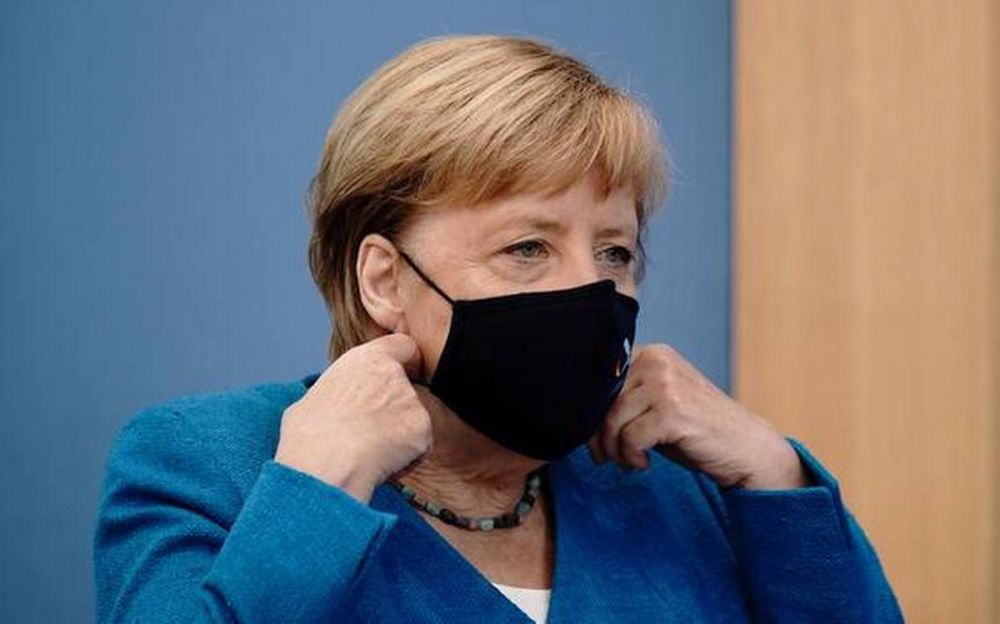 Thủ tướng Đức Angela Merkel tại buổi họp báo ngày 28/8. (Nguồn: Reuters) 1120-merkel