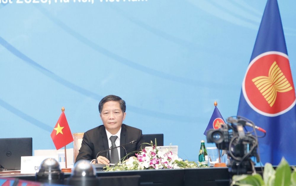 Bộ trưởng Trần Tuấn Anh chù trì hội nghị đầu cầu Hà Nội. 3800-ttxvn-asean-canada-1-2908