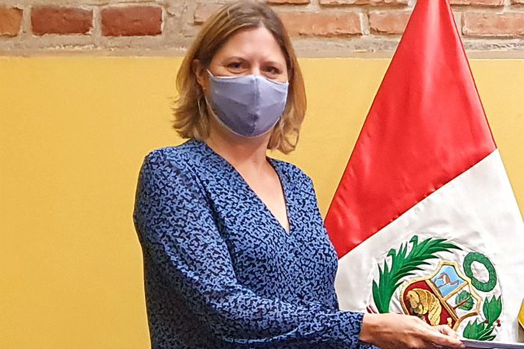 Đại sứ Thụy Điển tại Peru María Cramér. (Nguồn: ANDINA) Đại sứ Thụy Điển tại Peru María Cramér. (Nguồn: ANDINA)