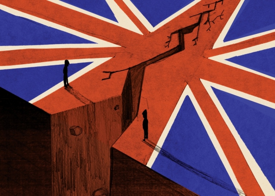 “Đường biên” chia rẽ nước Anh