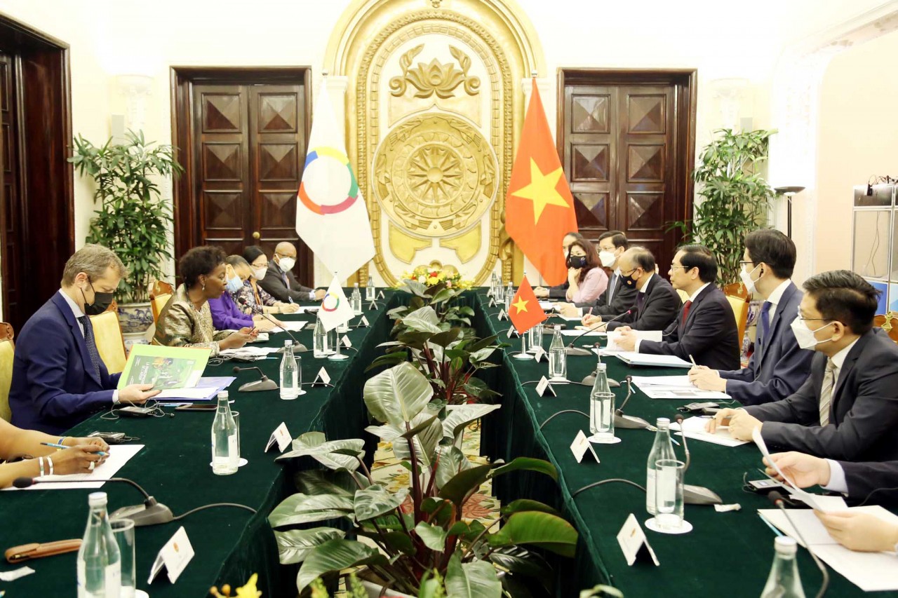 Phó Chủ tịch nước Võ Thị Ánh Xuân sẽ tham gia đóng góp và thúc đẩy những ưu tiên của Cộng đồng Pháp ngữ tại Hội nghị cấp cao sắp tới Phó Chủ tịch nước Võ Thị Ánh Xuân sẽ tham gia đóng góp và thúc đẩy những ưu tiên của Cộng đồng Pháp ngữ tại Hội nghị cấp cao sắp tới