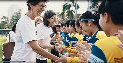 dai su g4 tuyen bong da nu viet nam la hinh mau cho phu nu