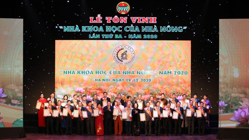 Tôn vinh 68 đại biểu "Nhà khoa học của nhà nông"