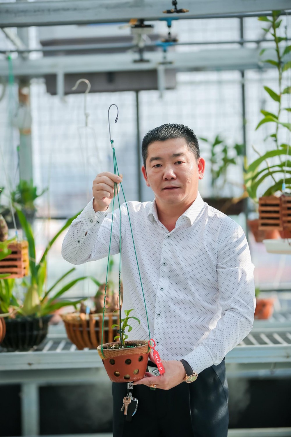 Doanh nhân Trần Ngọc Hà chia sẻ kinh nghiệm trồng hoa lan thành công Doanh nhân Trần Ngọc Hà chia sẻ kinh nghiệm trồng hoa lan thành công