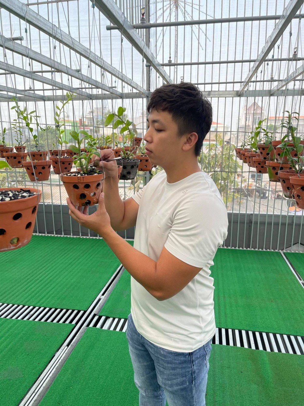 Huỳnh Vũ: Từ chàng trai trông xe đến ông chủ vườn lan giá trị