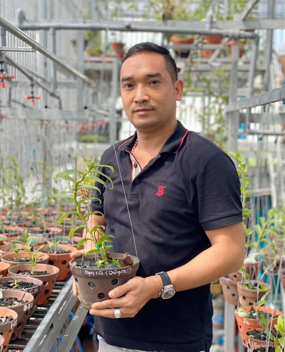 Nguyễn Tiến Huy và gia tài khủng trong thú chơi lan