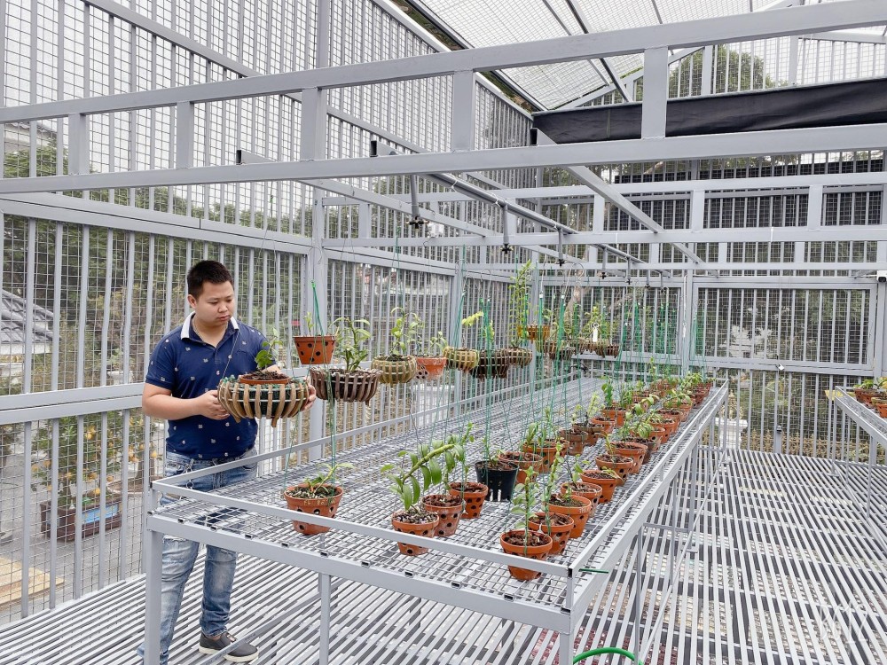 Khải Hoàn - ông chủ vườn lan nổi tiếng ở đất Hà Nam