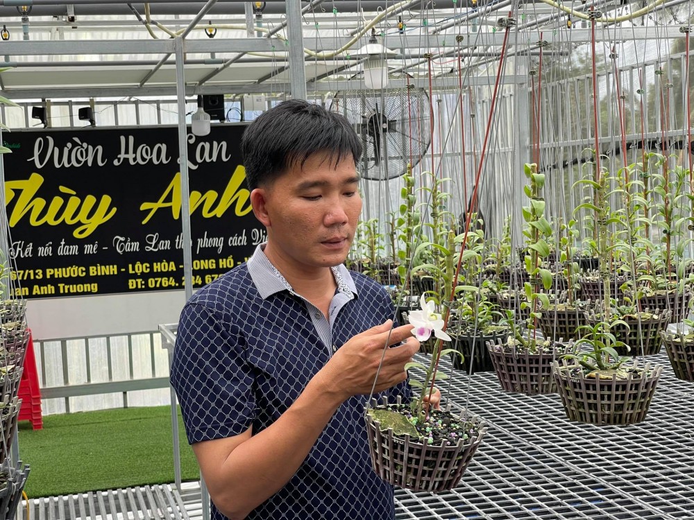 Trương Tuấn Anh: Người lai tạo lan đột biến thành công Trương Tuấn Anh: Người lai tạo lan đột biến thành công