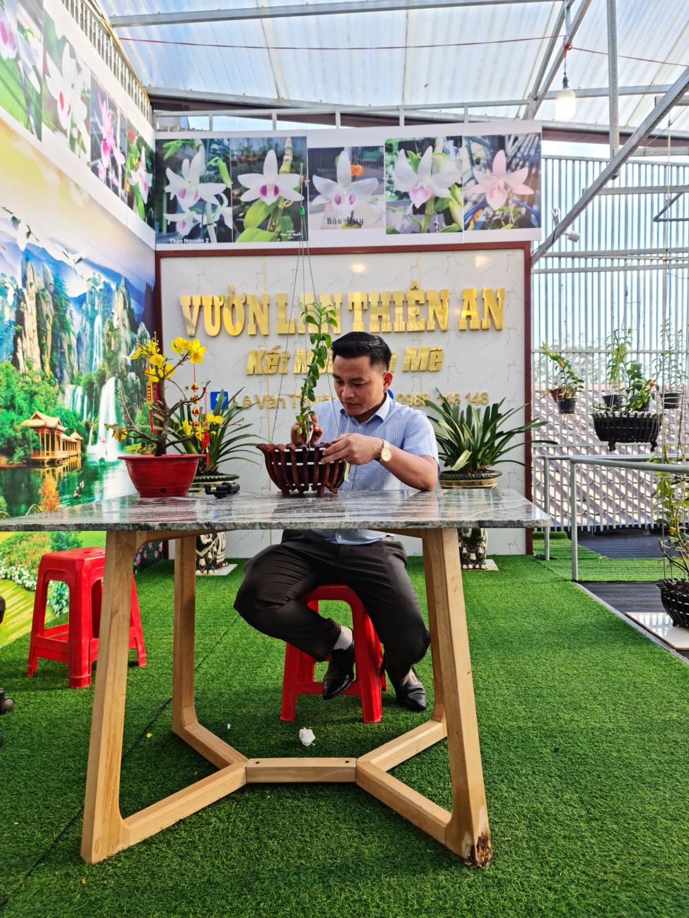 Lê Văn Thường: Trồng hoa lan mới là công việc mang lại niềm vui