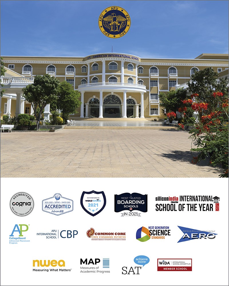Hệ thống trường Quốc tế Hoa Kỳ APU với các kiểm định và chứng nhận học thuật.