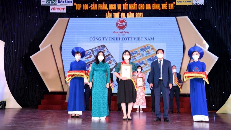 Bình chọn 'Top 100 - Sản phẩm, dịch vụ tốt nhất cho gia đình, trẻ em' lần thứ VIII, năm 2022